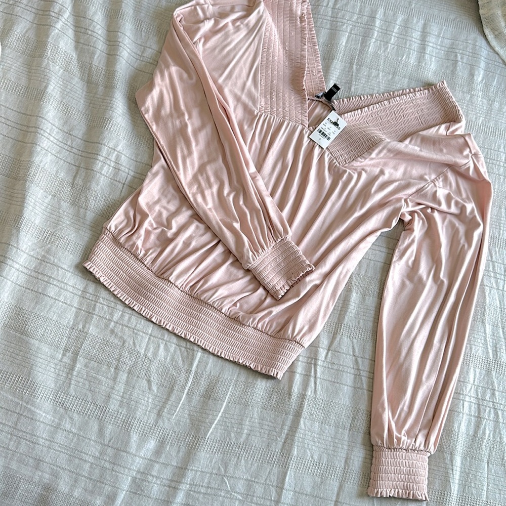 Off-the-Shoulder Pink Express Top